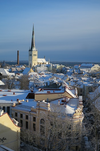Smukke Tallinn om vinteren