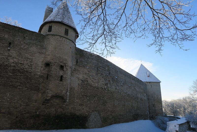 Den gamle bymur i Tallinn