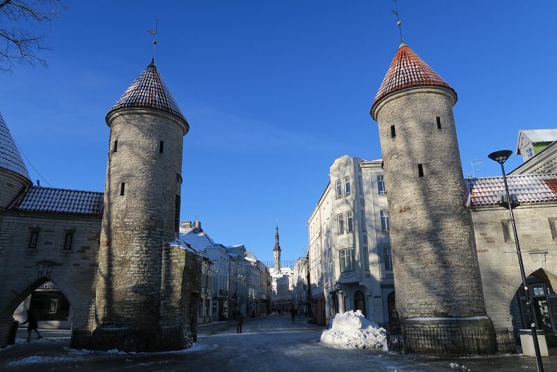 En gammel port i Tallinn