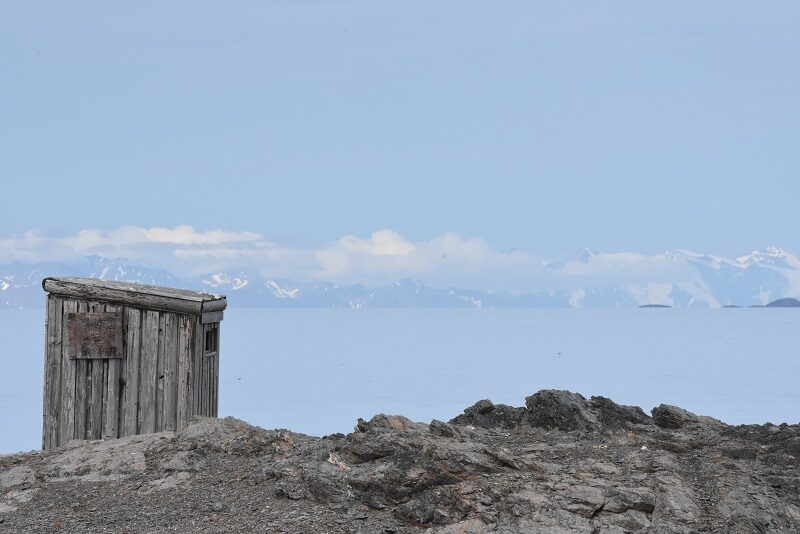 Udsigt fra Isfjord Radio, Svalbard