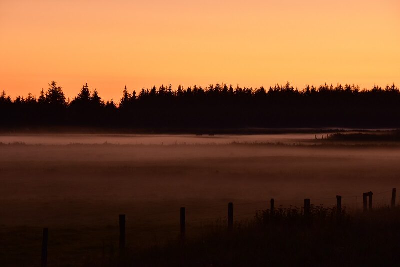 Solnedgang ved Haasbergersee