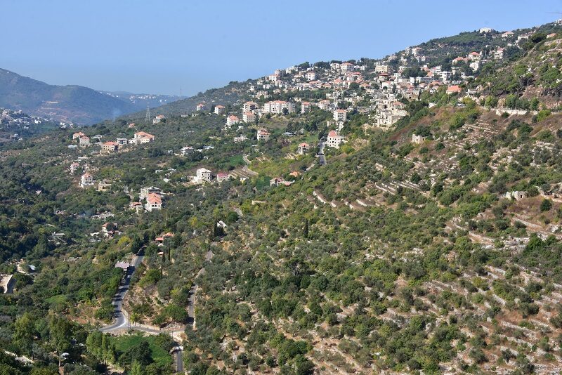 Smukt landskab i Libanon