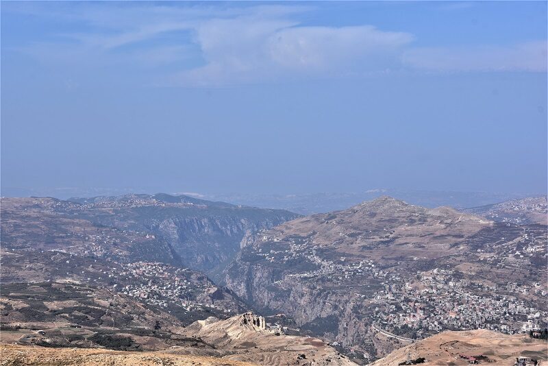 Udsigt over Qadishadalen, Libanon