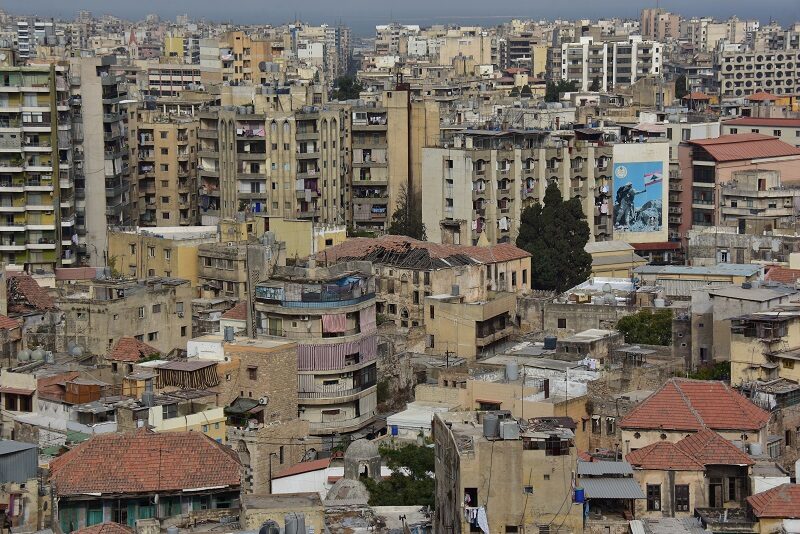 Udsigt over Tripoli, Libanon
