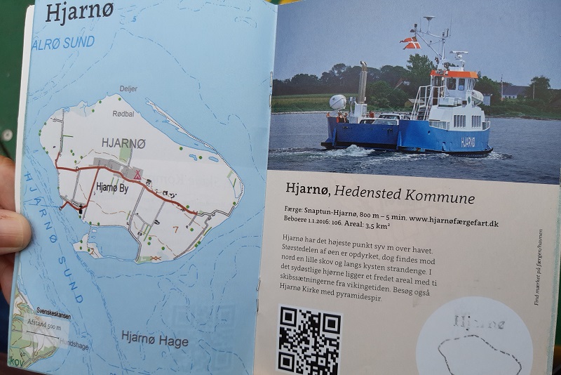 Stempel i øpasset på Hjarnø