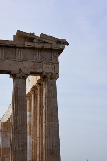 Doriske søjler på Akropolis