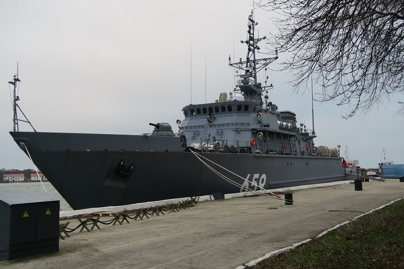 Russisk flådefartøj i Baltiysk