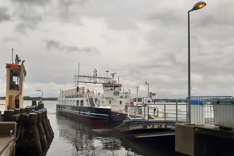 Færgen fra Aalborg til Egholm