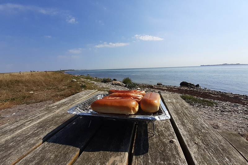 Frokost ved stranden